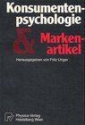 Buchcover Konsumentenpsychologie und Markenartikel