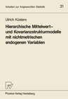 Buchcover Hierarchische Mittelwert- und Kovarianzstrukturmodelle mit nichtmetrischen endogenen Variablen