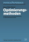 Buchcover Optimierungsmethoden