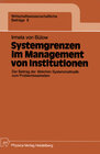 Buchcover Systemgrenzen im Management von Institutionen