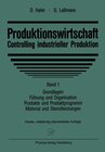 Buchcover Produktionswirtschaft — Controlling industrieller Produktion
