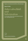 Buchcover Jahresabschluß und Information