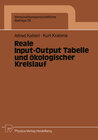 Buchcover Reale Input-Output Tabelle und ökologischer Kreislauf