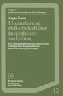 Buchcover Finanzierung risikobehafteter Investitionsvorhaben