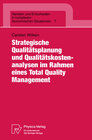 Buchcover Strategische Qualitätsplanung und Qualitätskostenanalysen im Rahmen eines Total Quality Management