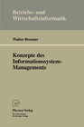 Buchcover Konzepte des Informationssystem-Managements