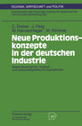 Buchcover Neue Produktionskonzepte in der deutschen Industrie