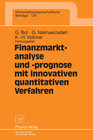 Buchcover Finanzmarktanalyse und- prognose mit innovativen quantitativen Verfahren
