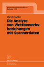 Buchcover Die Analyse von Wettbewerbsbeziehungen mit Scannerdaten