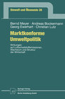 Buchcover Marktkonforme Umweltpolitik