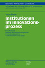 Buchcover Institutionen im Innovationsprozess