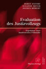 Buchcover Evaluation des Justizvollzugs