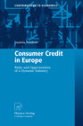 Buchcover Consumer Credit in Europe