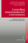 Buchcover Controlling mittelständischer Unternehmen