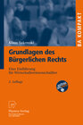 Buchcover Grundlagen des Bürgerlichen Rechts