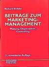 Buchcover Beiträge zum Marketing-Management