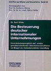Buchcover Die Besteuerung deutscher internationaler Unternehmungen