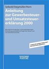 Buchcover Anleitung zur Gewerbesteuer- und Umsatzsteuererklärung 2000