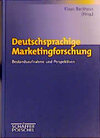 Buchcover Deutschsprachige Marketingforschung