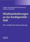 Buchcover Mindestanforderungen an das Kreditgeschäft (MaK)