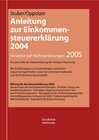Buchcover Anleitung zur Einkommensteuererklärung 2004