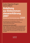 Buchcover Anleitung zur Einkommensteuererklärung 2007