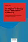 Buchcover Strategieentwicklung für Unternehmensfunktionen