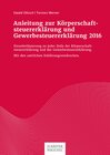 Buchcover Anleitung zur Körperschaftsteuererklärung und Gewerbesteuererklärung 2016