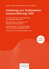 Buchcover Anleitung zur Einkommensteuererklärung 2019