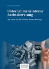 Buchcover Unternehmensinterne Rechtsberatung