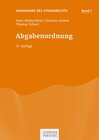 Buchcover Abgabenordnung