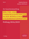 Buchcover BWL, VWL und Finanzwissenschaften in der mündlichen Steuerberaterprüfung