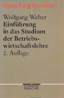 Buchcover Einführung in das Studium der Betriebswirtschaftslehre