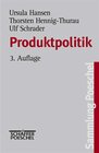 Buchcover Produktpolitik