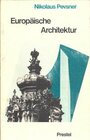 Buchcover Europäische Architektur / Europäische Architektur