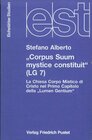 Buchcover Corpus Suum mystice constituit (LG 7)