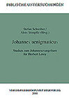 Buchcover Johannes aenigmaticus