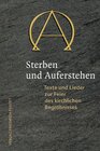 Buchcover Sterben und Auferstehen