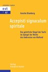 Buchcover Accepisti signaculum spiritale