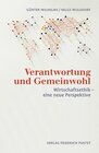 Buchcover Verantwortung und Gemeinwohl