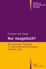 Buchcover Nur neugotisch?