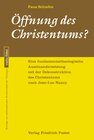 Buchcover Öffnung des Christentums?