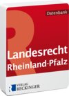 Buchcover Landesrecht Rheinland-Pfalz – Digital
