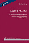 Buchcover Studi su Petrarca