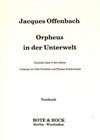 Buchcover Orpheus in der Unterwelt