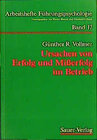 Buchcover Ursachen von Erfolg und Misserfolg im Betrieb