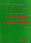 Buchcover Lernpsychologie für den beruflichen Alltag