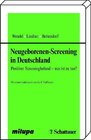 Buchcover Neugeborenen-Screening in Deutschland