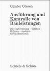 Buchcover Ausführung und Kontrolle von Bauleistungen