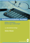 Buchcover Kalkulationstabellen Hochbau